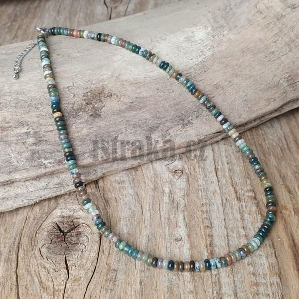 Nhrdelnk choker rondelky 4x2mm acht indick