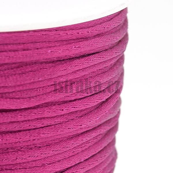 Snura-satenova-1mm-fuchsia-spulka-70m-1