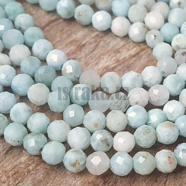 Larimar korlky 3mm brouen A kvalita plra