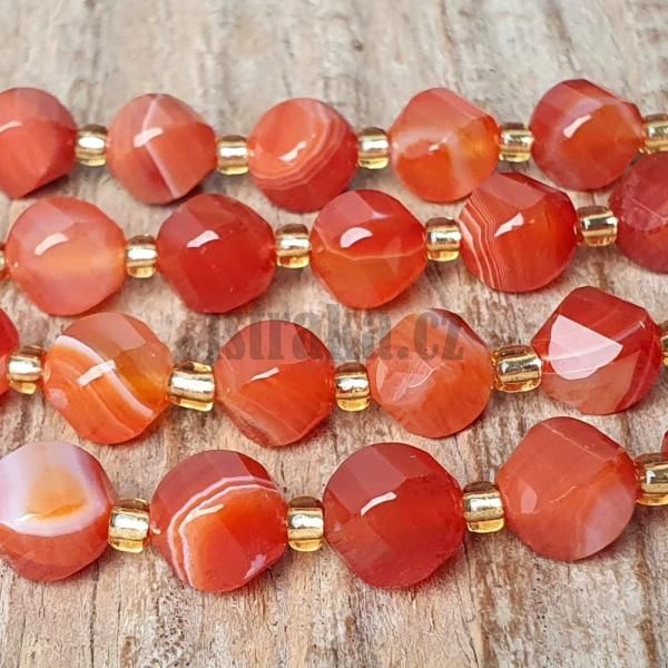 Sardonyx korlky 8mm twist vbrus plra