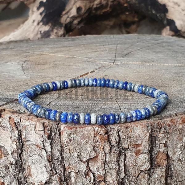 Nramek lapis lazuli 2x4mm rondelky